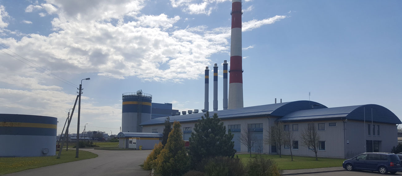 Picture of geothermal plant in Klaipeda